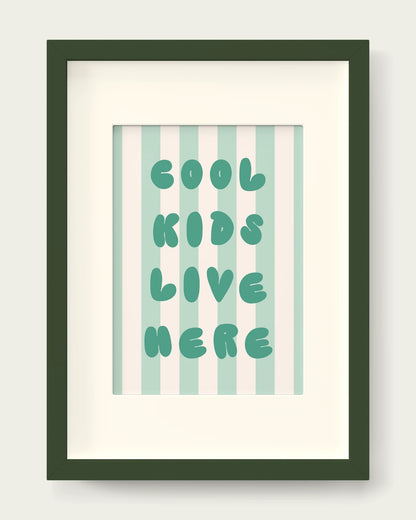 Peppermint/Dark Green+mount