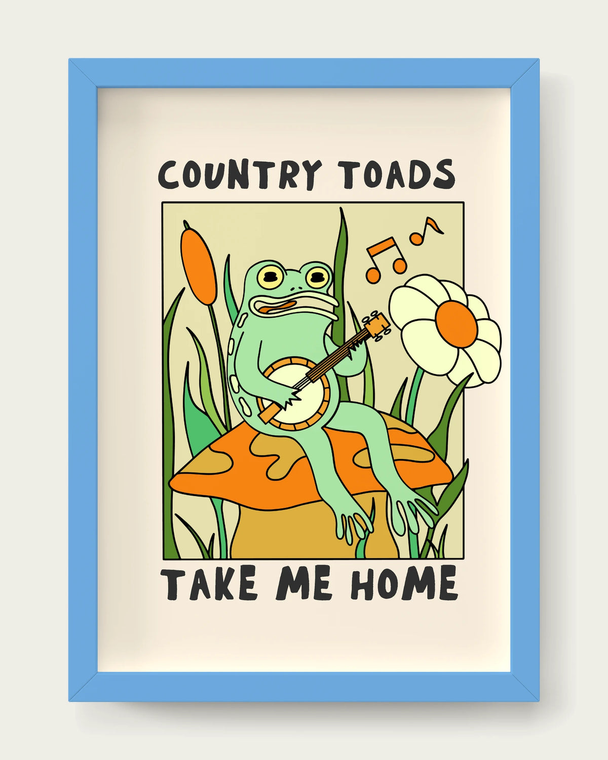 Cream/Sky Blue