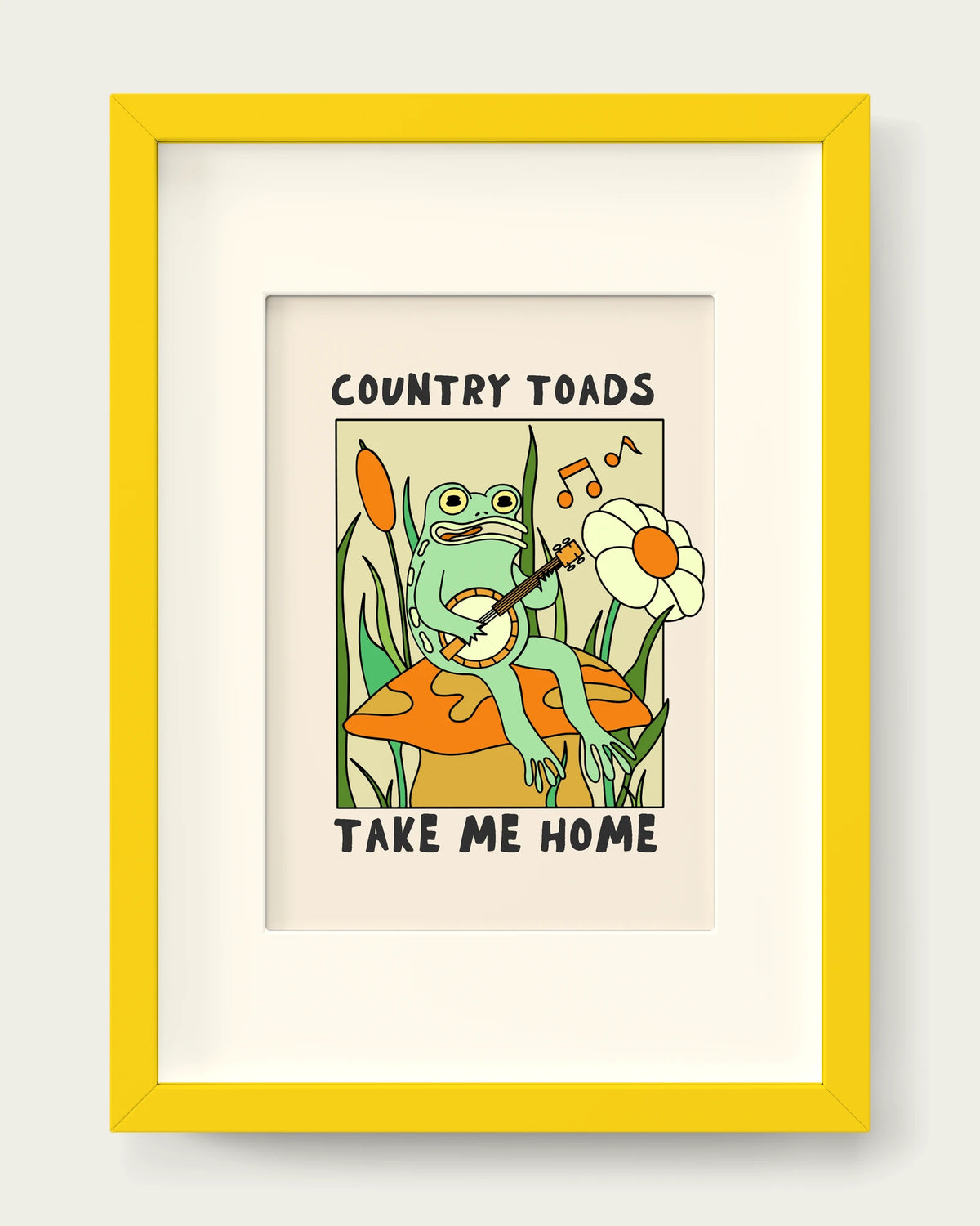 Cream/Yellow+mount