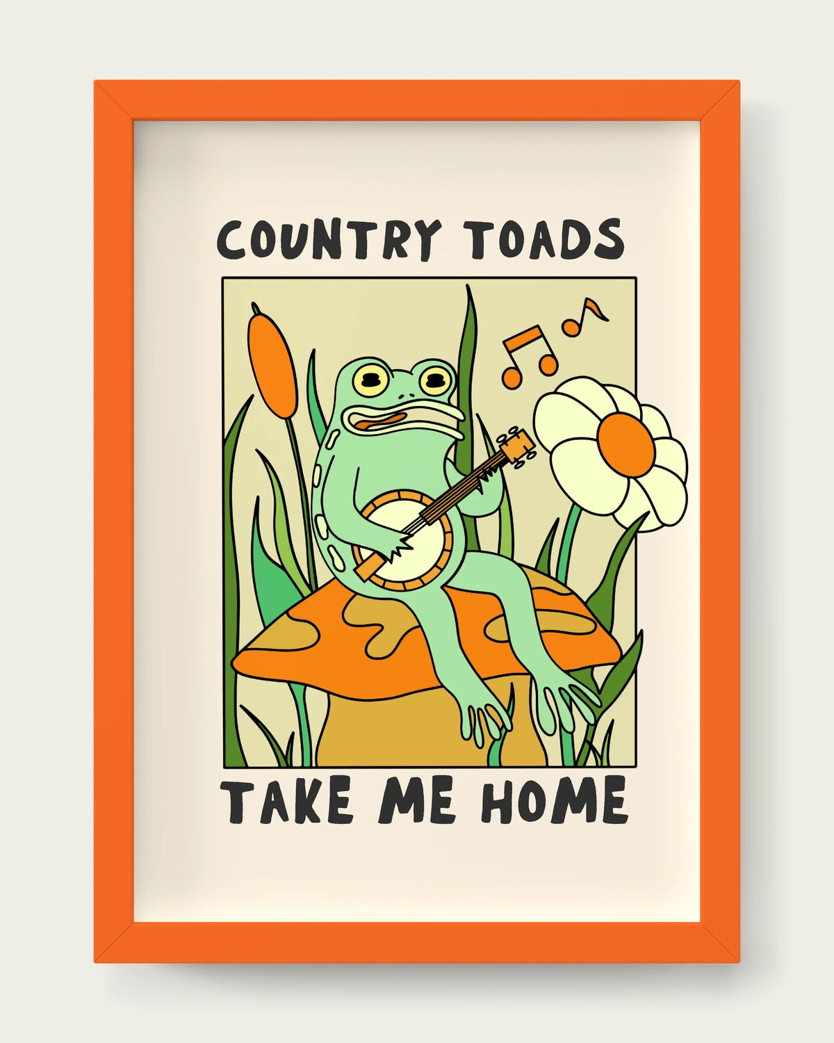 Cream/Orange