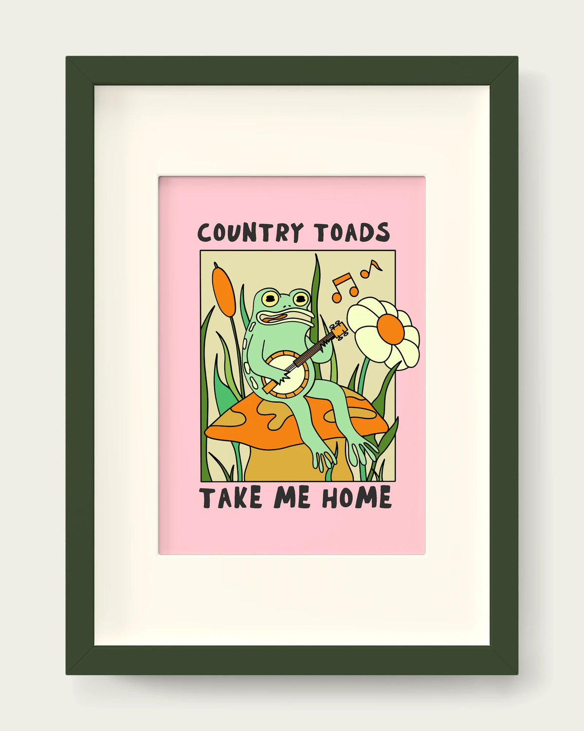 Milkshake/Dark Green+mount