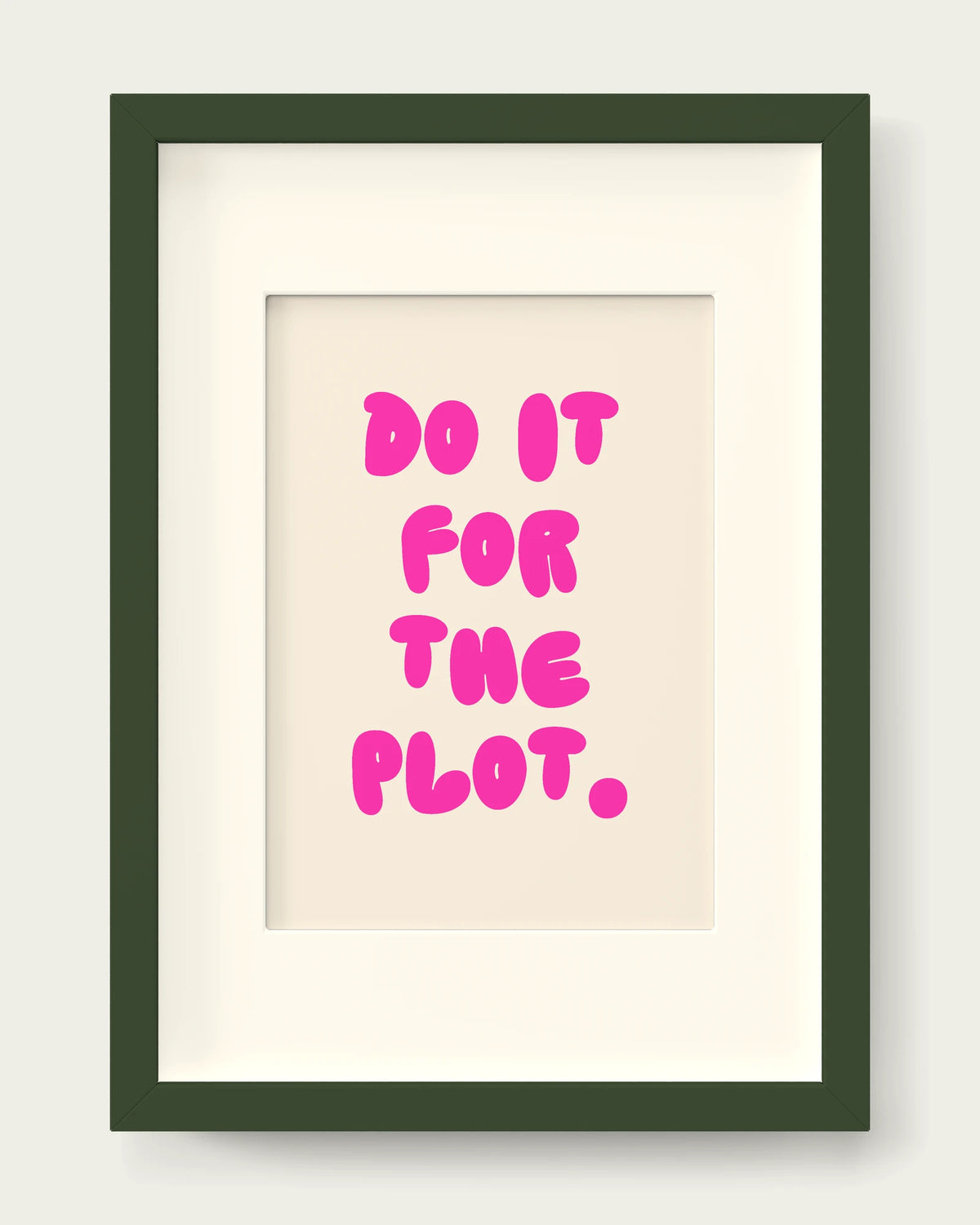 Hot-Pink/Dark Green+mount