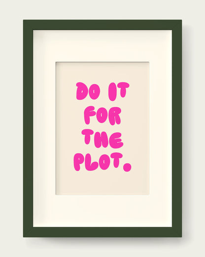 Hot-Pink/Dark Green+mount