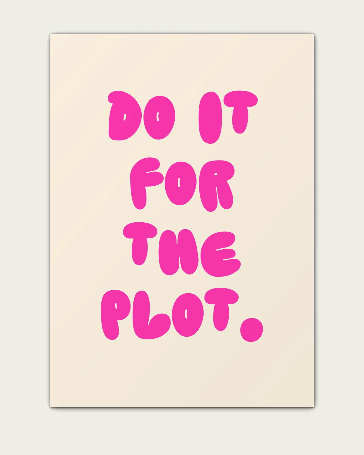 Hot-Pink/Unframed