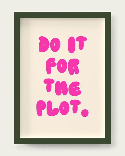 Hot-Pink/Dark Green