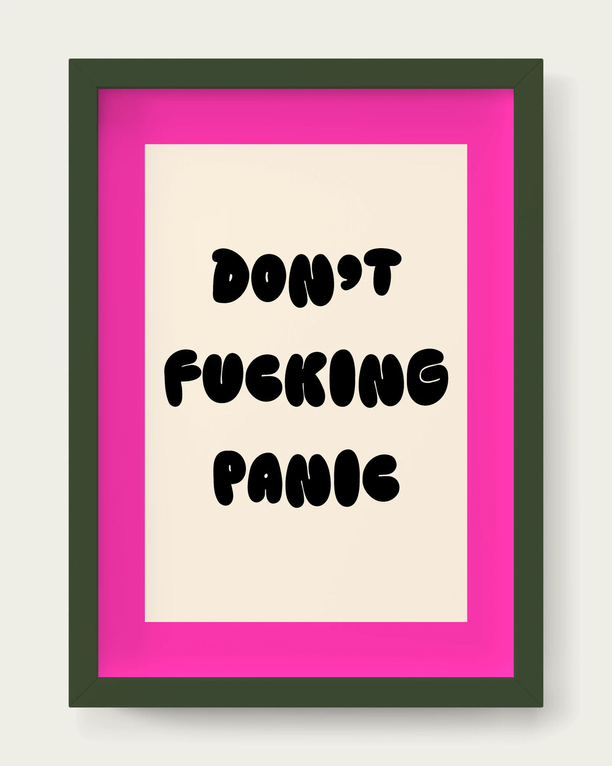 Hot-Pink/Dark Green