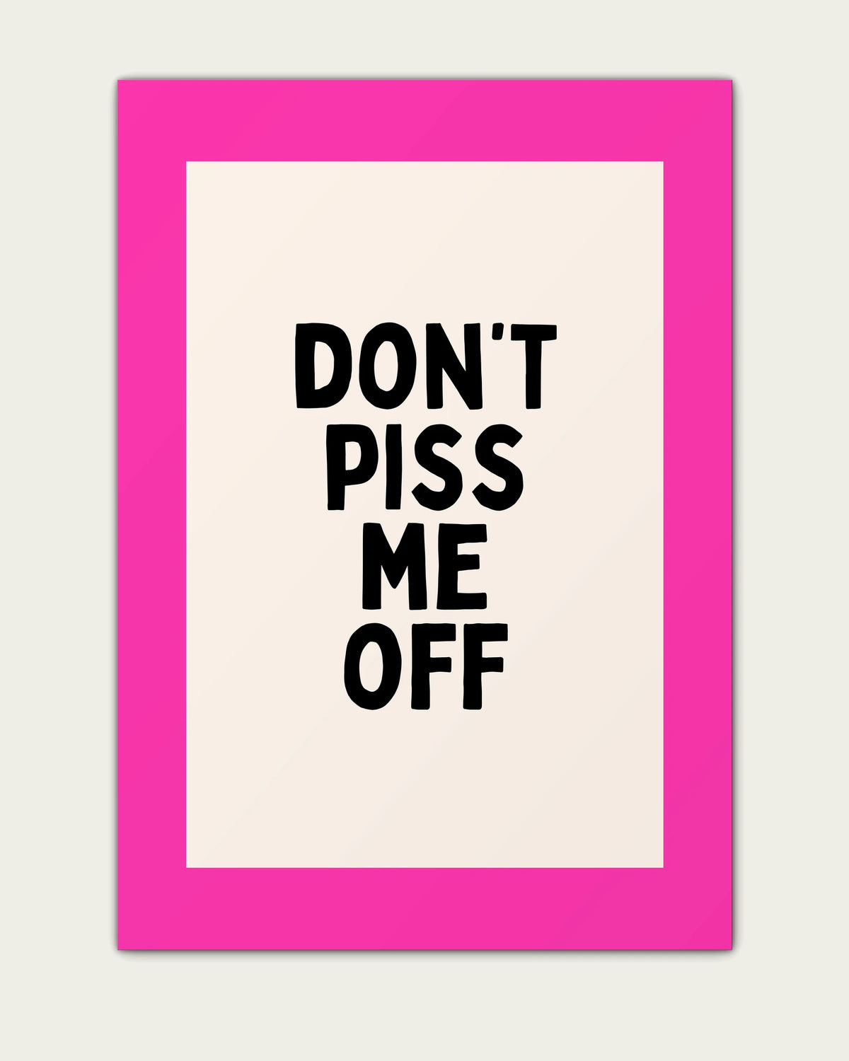 Hot-Pink/Unframed