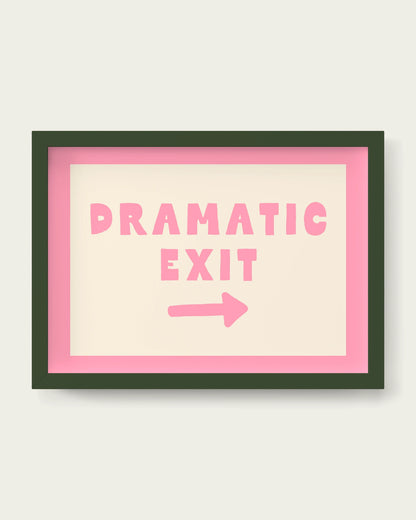 Blush-Pink/Dark Green