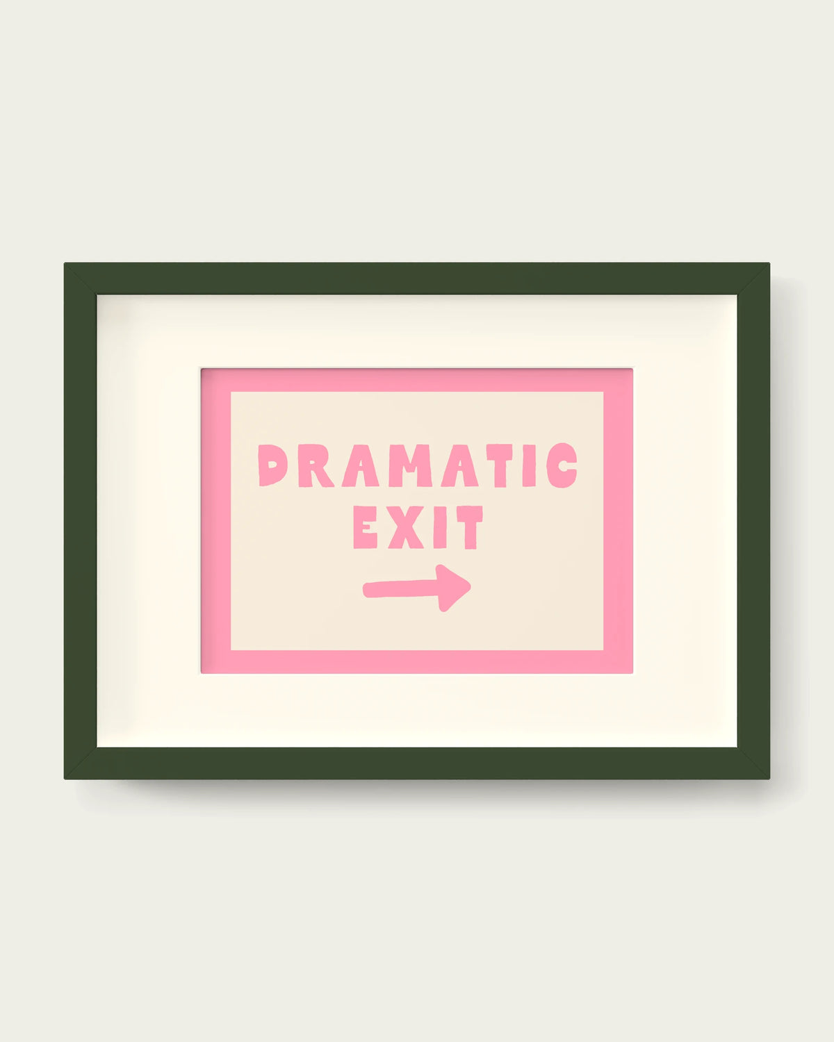 Blush-Pink/Dark Green+mount