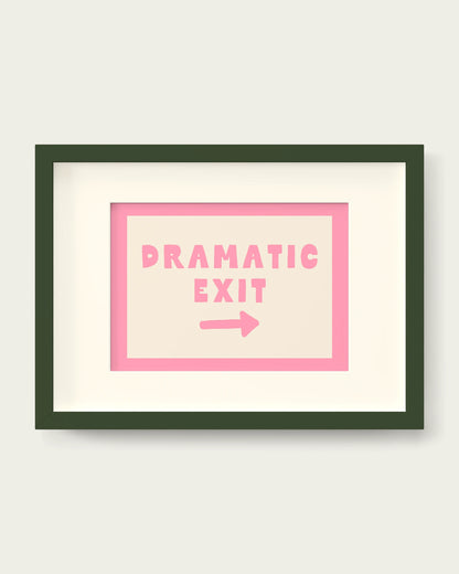 Blush-Pink/Dark Green+mount