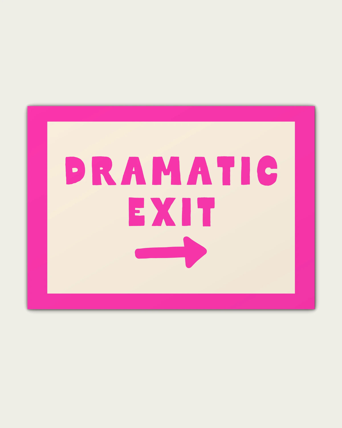 Hot-Pink/Unframed