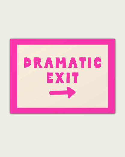 Hot-Pink/Unframed