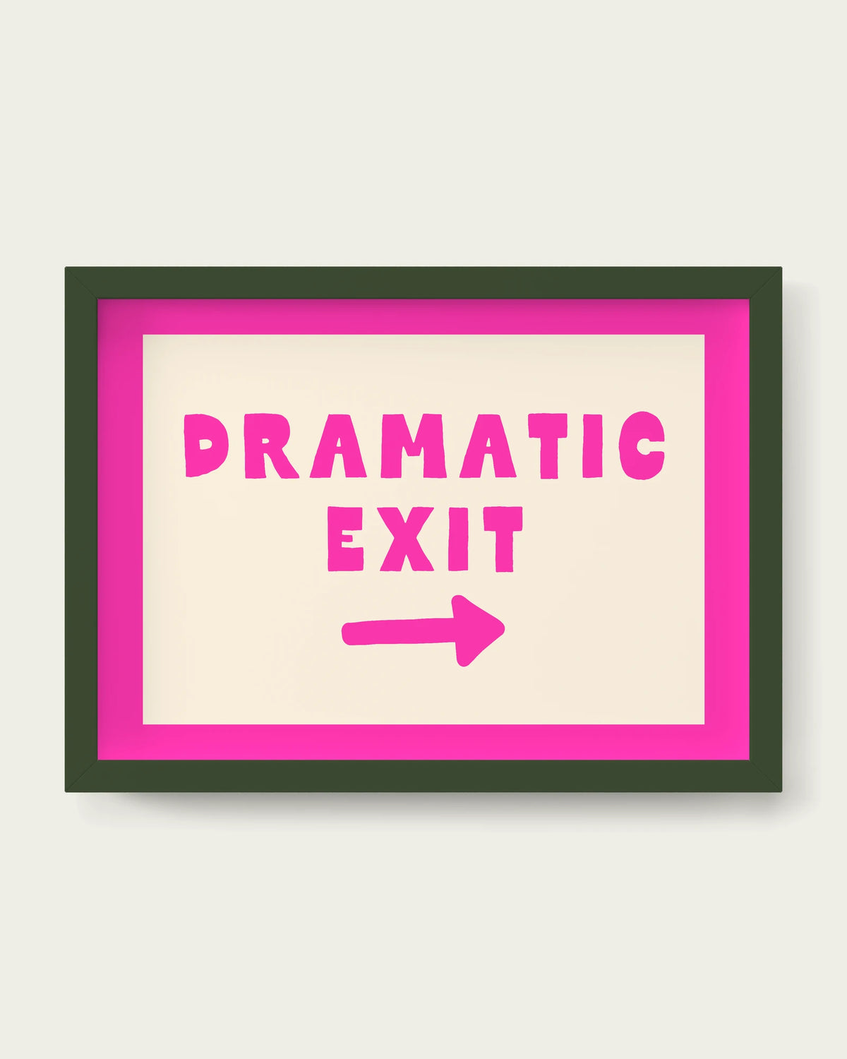 Hot-Pink/Dark Green