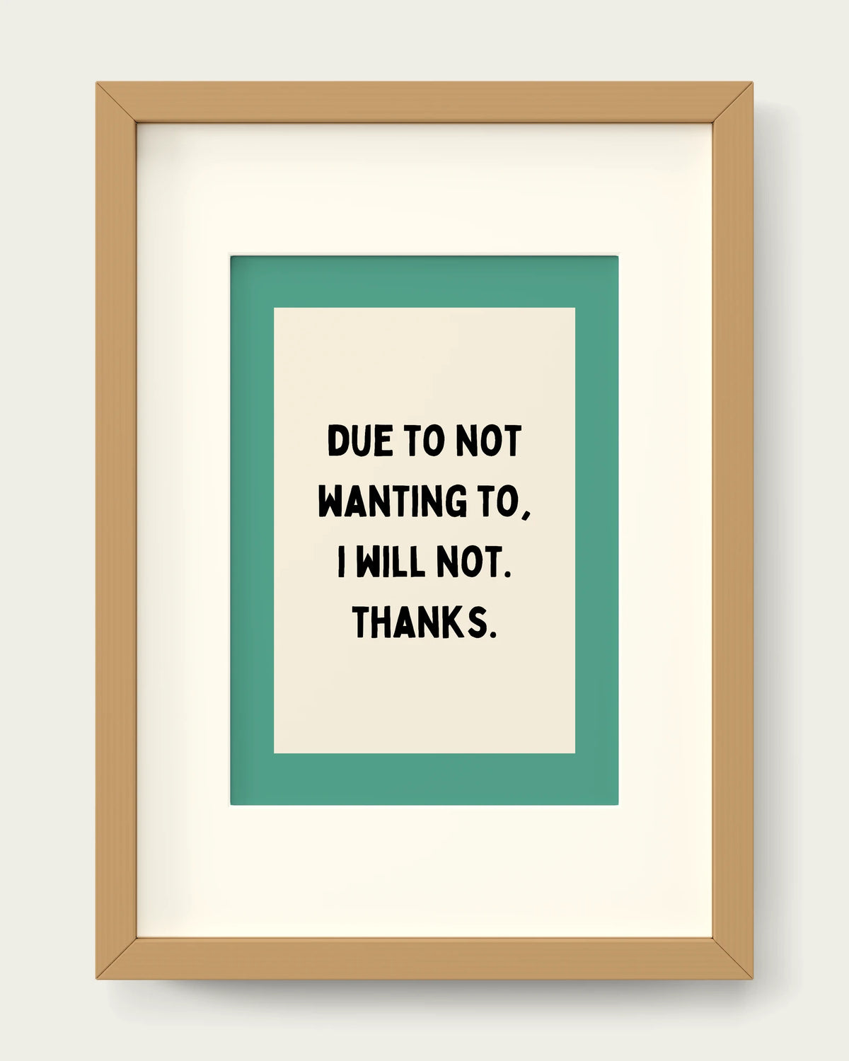 Vivid-Teal/Oak+mount