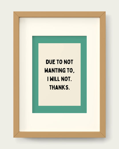 Vivid-Teal/Oak+mount