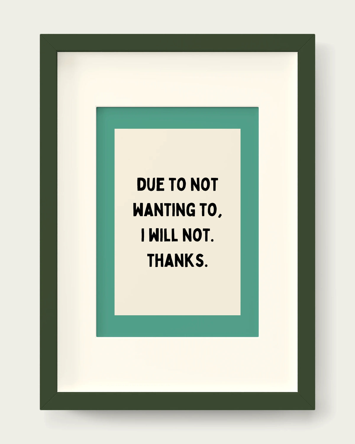 Vivid-Teal/Dark Green+mount