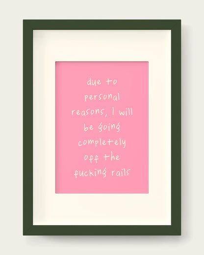 Blush-Pink/Dark Green+mount