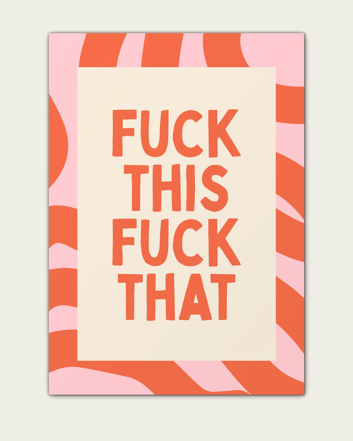 Coral/Unframed