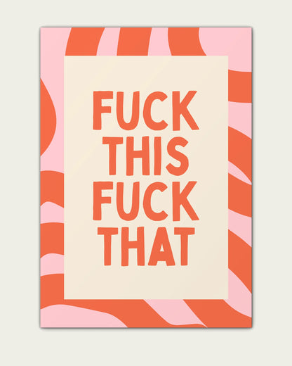 Coral/Unframed