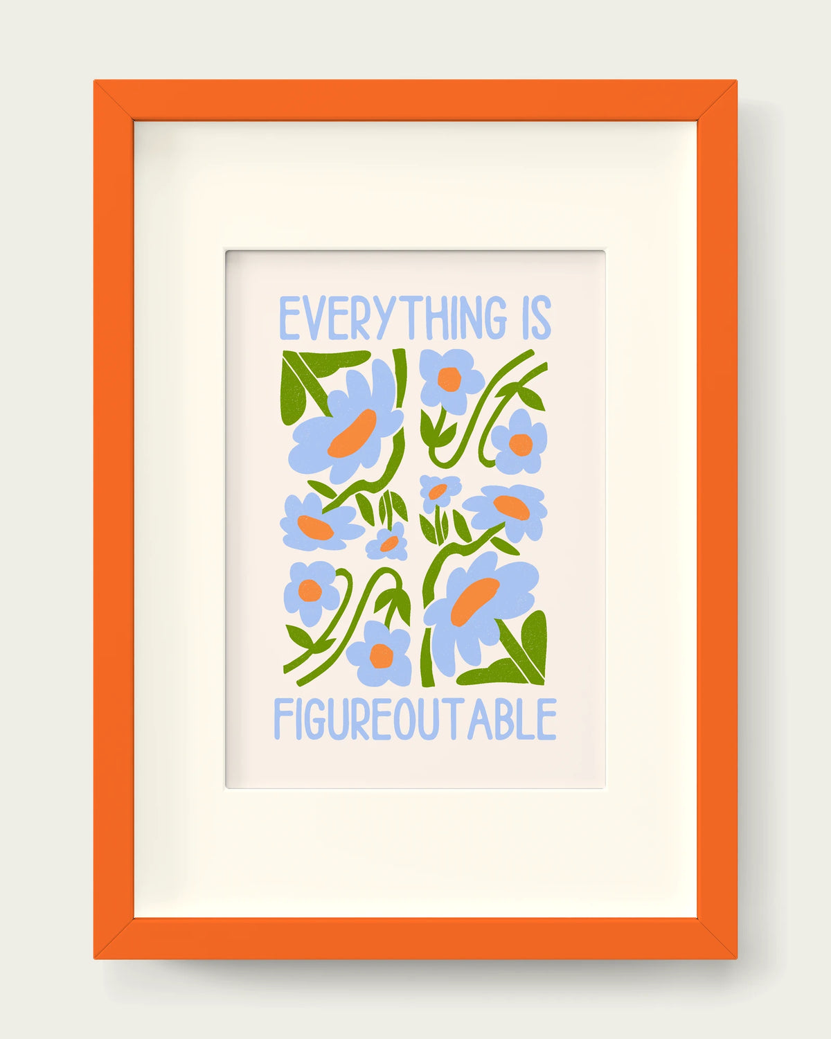 Cornflower/Orange+mount