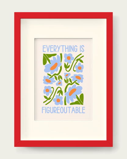 Cornflower/Red+mount