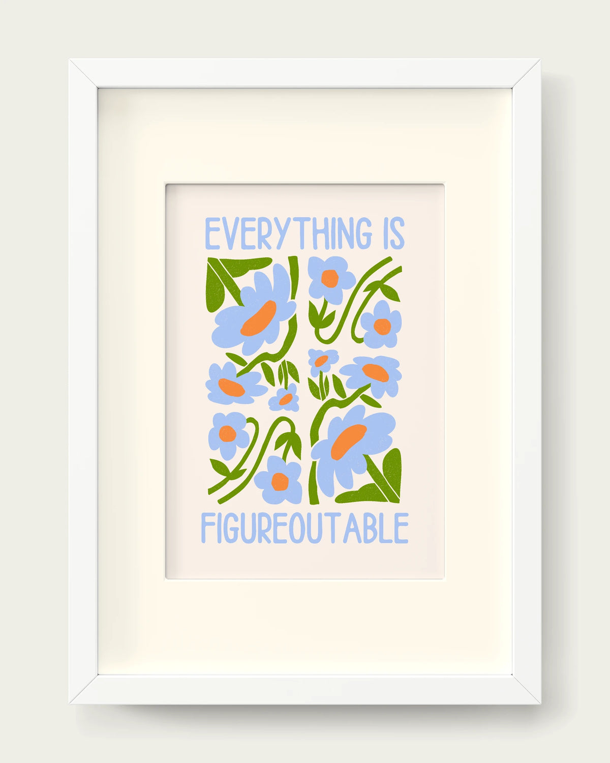 Cornflower/White+mount
