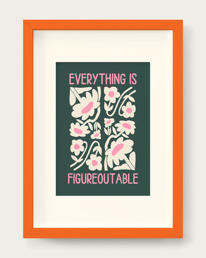 Forest-Green-&-Blush-Pink/Orange+mount