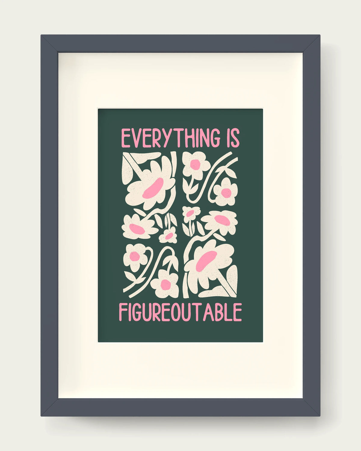 Forest-Green-&-Blush-Pink/Dark Grey+mount