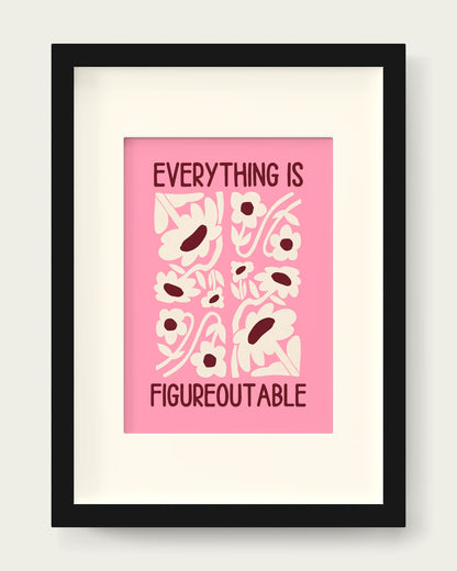 Plum-&-Blush-Pink/Black+mount