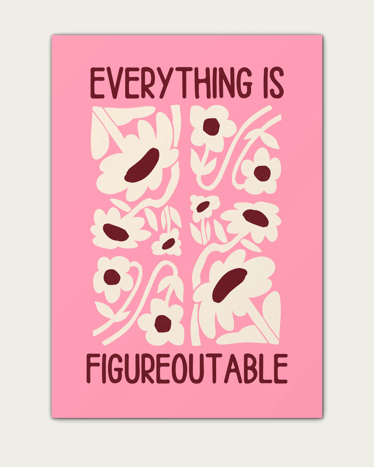 Plum-&-Blush-Pink/Unframed