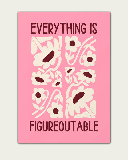 Plum-&-Blush-Pink/Unframed