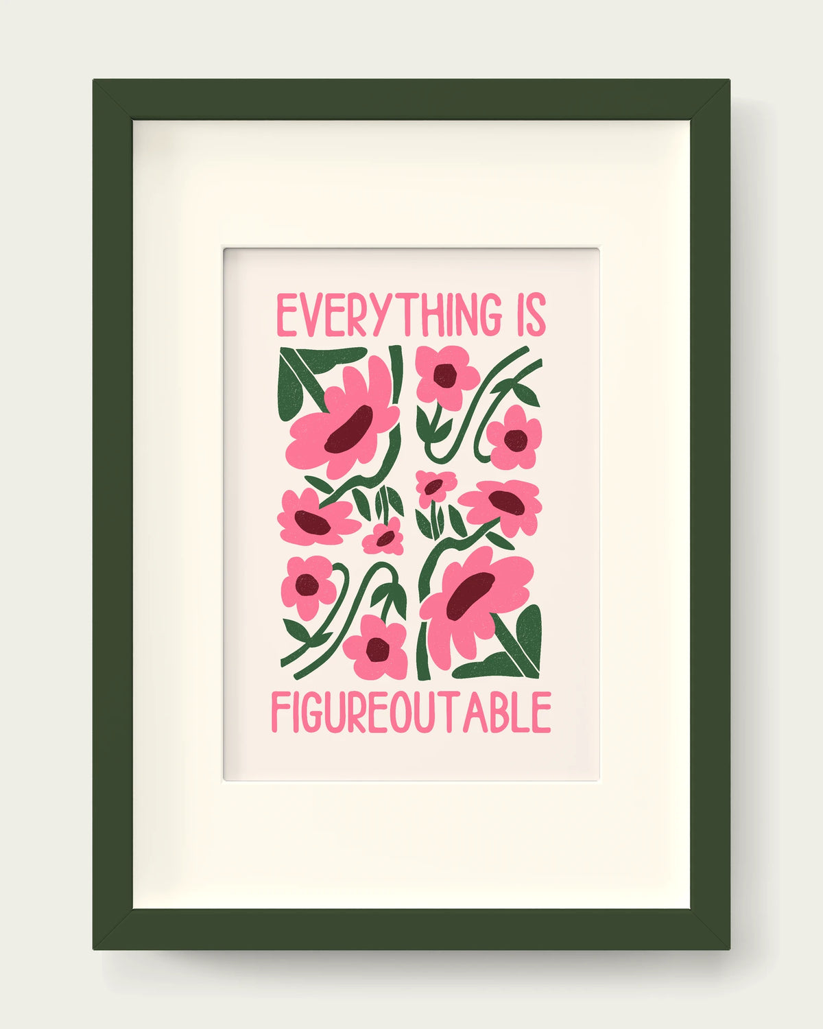 Watermelon/Dark Green+mount