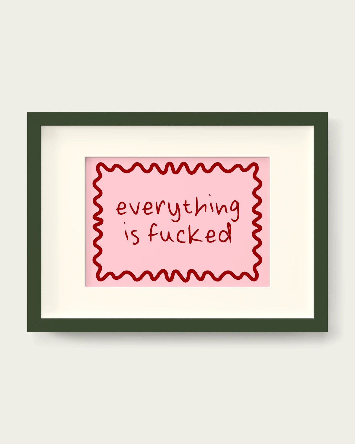 Milkshake-&-Cherry/Dark Green+mount