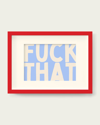 Cornflower/Red+mount