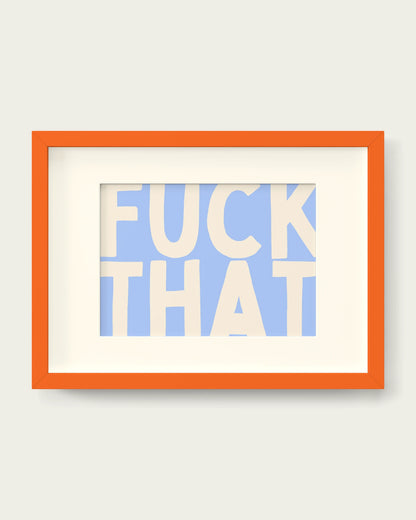 Cornflower/Orange+mount