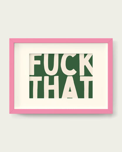 Hunter-Green/Pink+mount