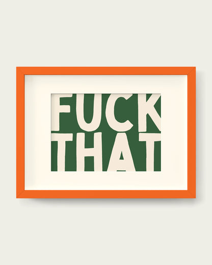 Hunter-Green/Orange+mount
