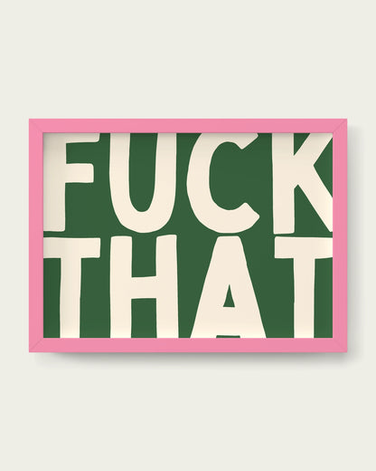 Hunter-Green/Pink