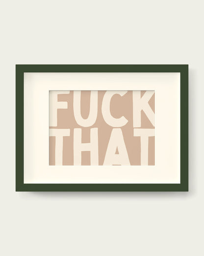 Toast/Dark Green+mount
