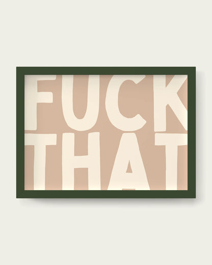 Toast/Dark Green