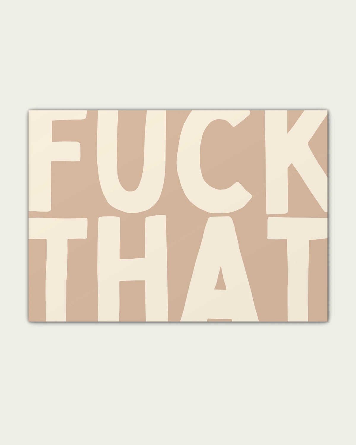 Toast/Unframed