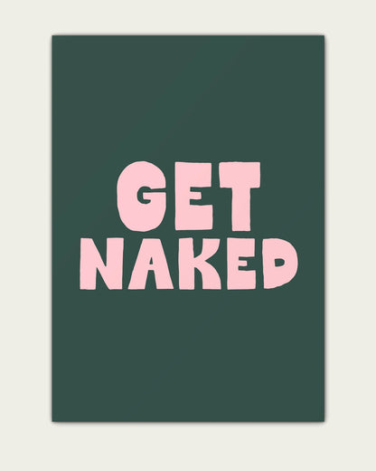 Milkshake-&-Forest-Green/Unframed
