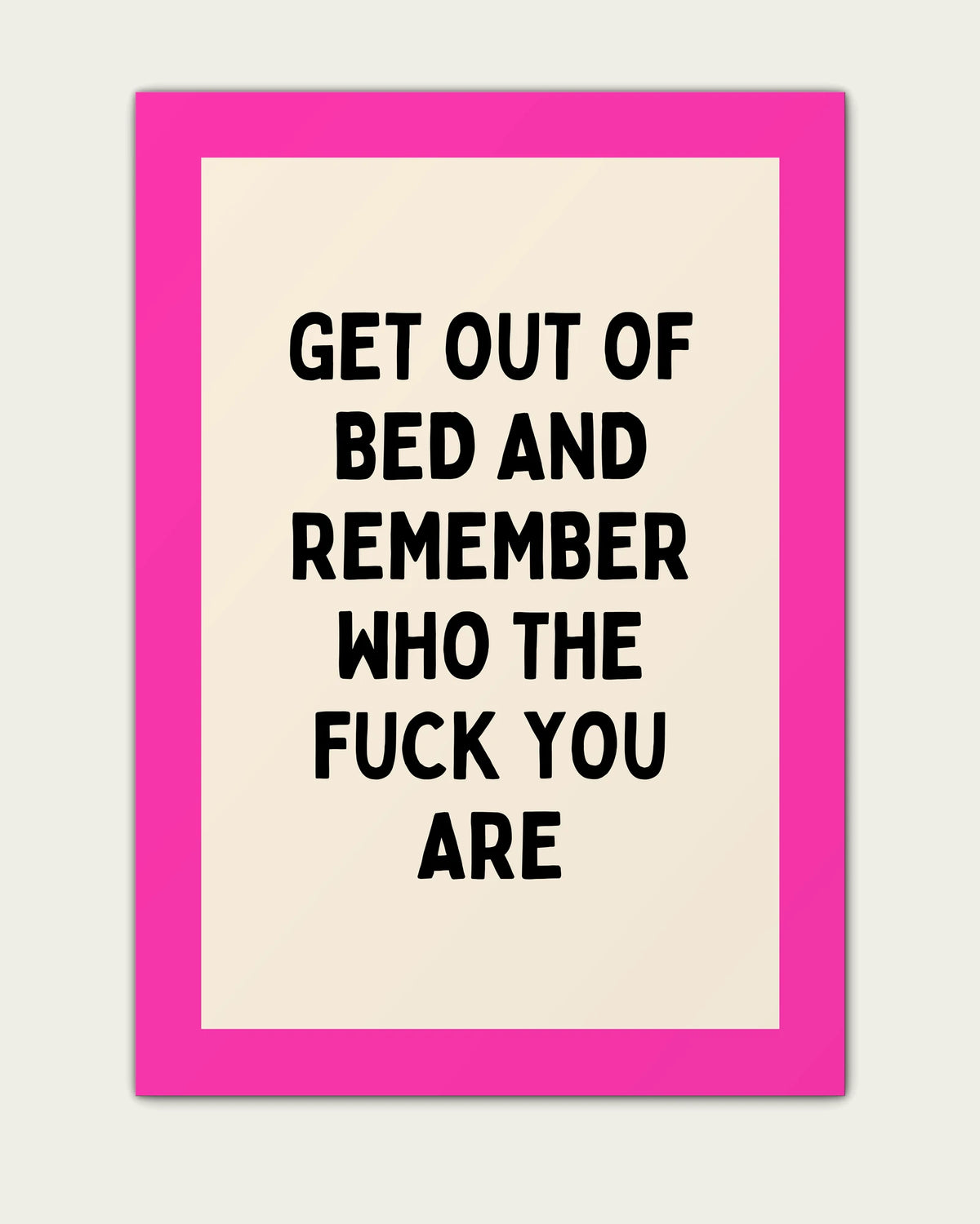 Hot-Pink/Unframed