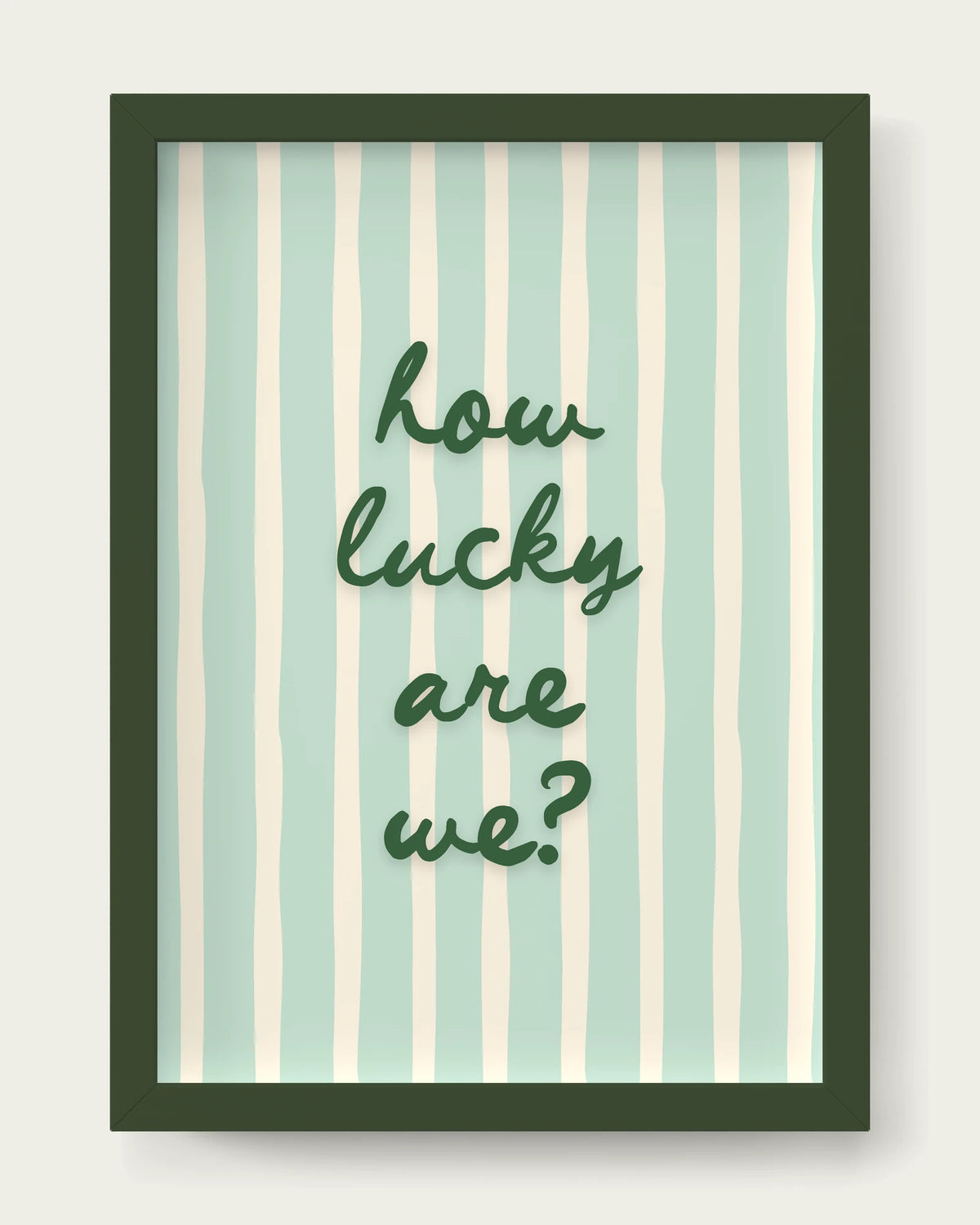 Peppermint/Dark Green