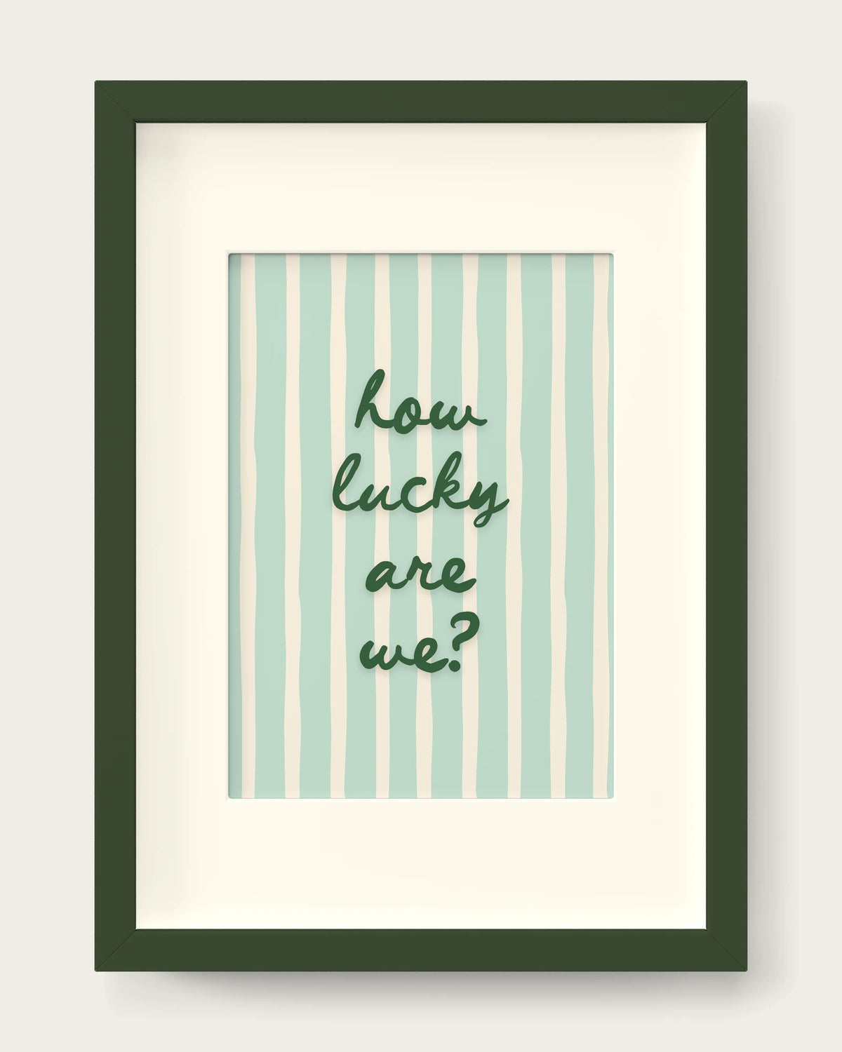 Peppermint/Dark Green+mount