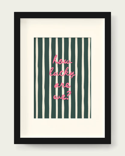 Watermelon-&-Forest-Green/Black+mount