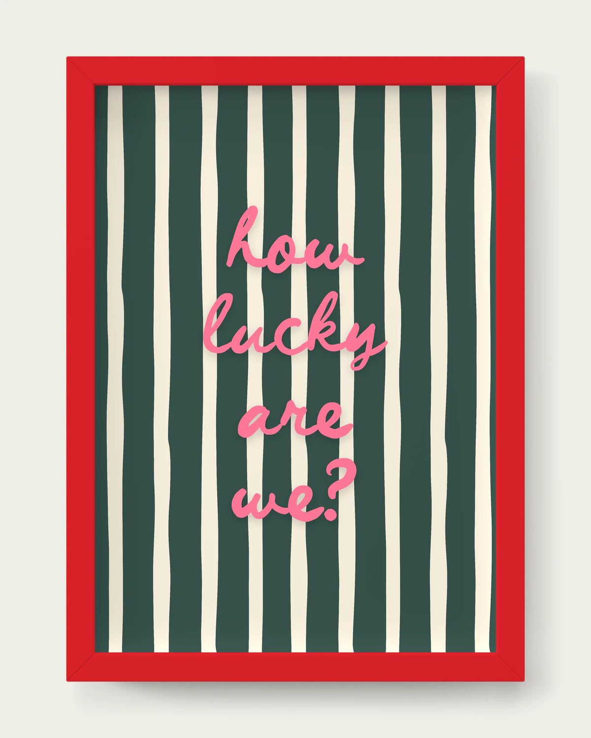 Watermelon-&-Forest-Green/Red