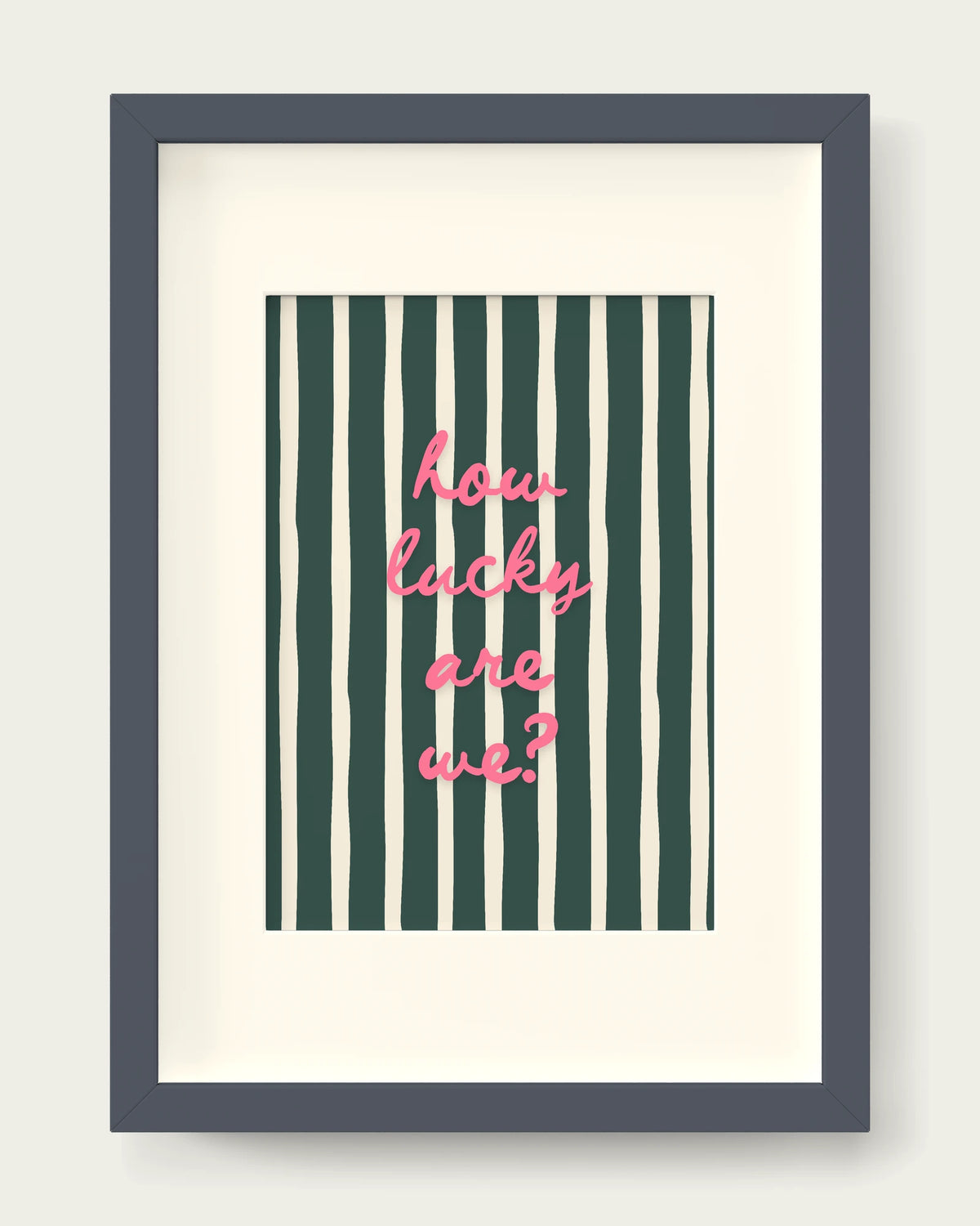 Watermelon-&-Forest-Green/Dark Grey+mount