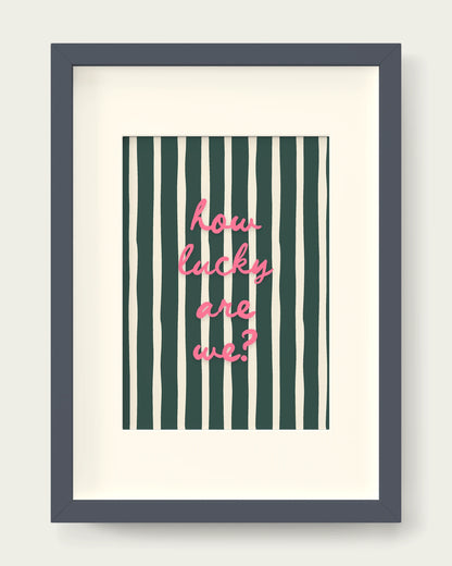 Watermelon-&-Forest-Green/Dark Grey+mount