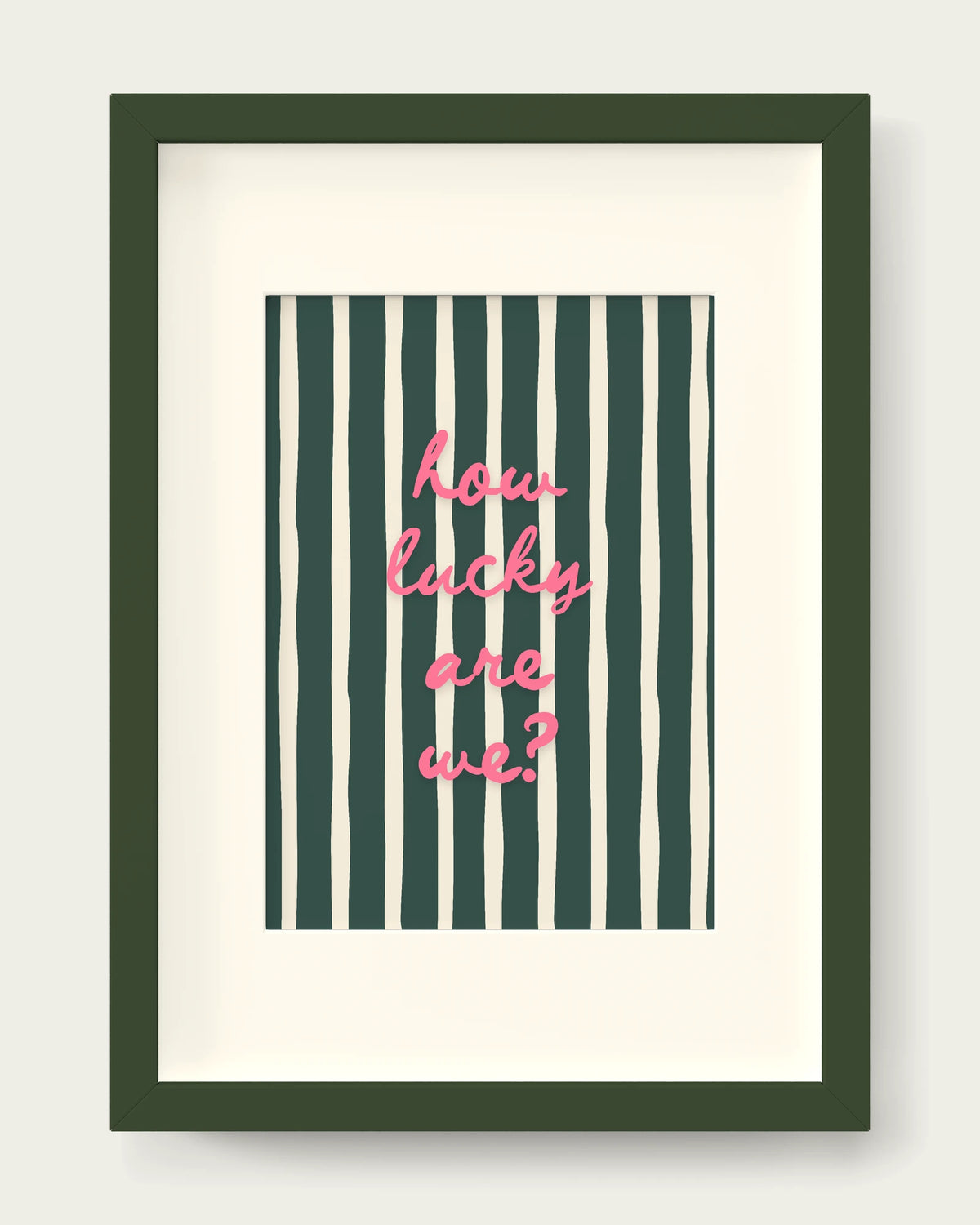 Watermelon-&-Forest-Green/Dark Green+mount